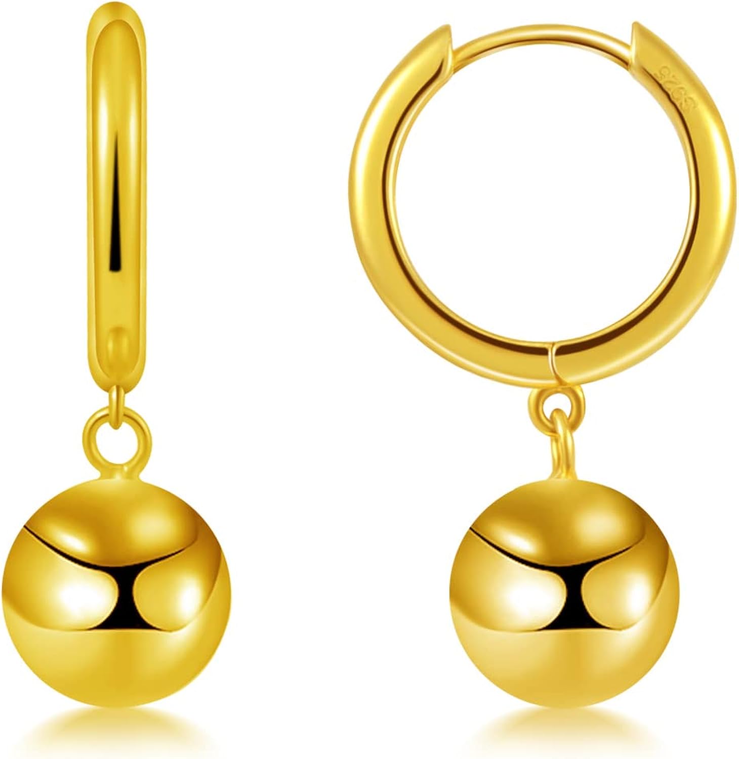 Amazon限定ブランド ピアス レディース 気質アップ 揺れる シルバー925 18金 金属アレルギー対応 フープピアス 小さい リング