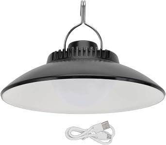 Rechargedable Vintage LED Lantern - Compact & Lightweight Camping Light with Hanging Hook for Outdoors