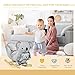Qaba Kids Ride-On Rocking Horse, Koala-Shaped Rocker with Realistic Sounds for Children 18-36 Months, Gray