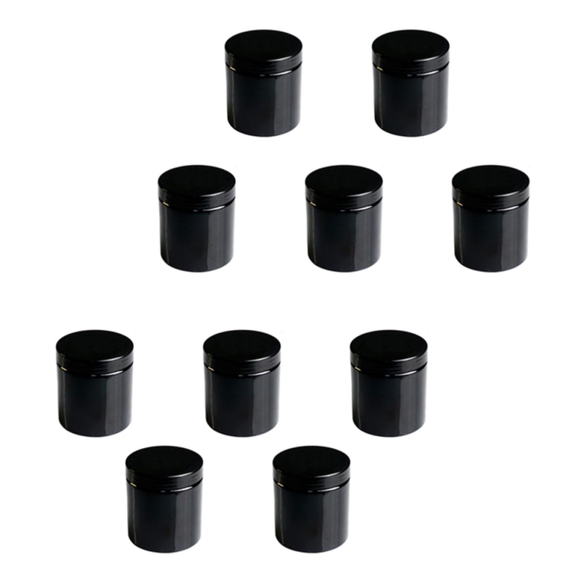 Bocaux en PET 500ml à large ouverture pot de stockage transparent réutilisable