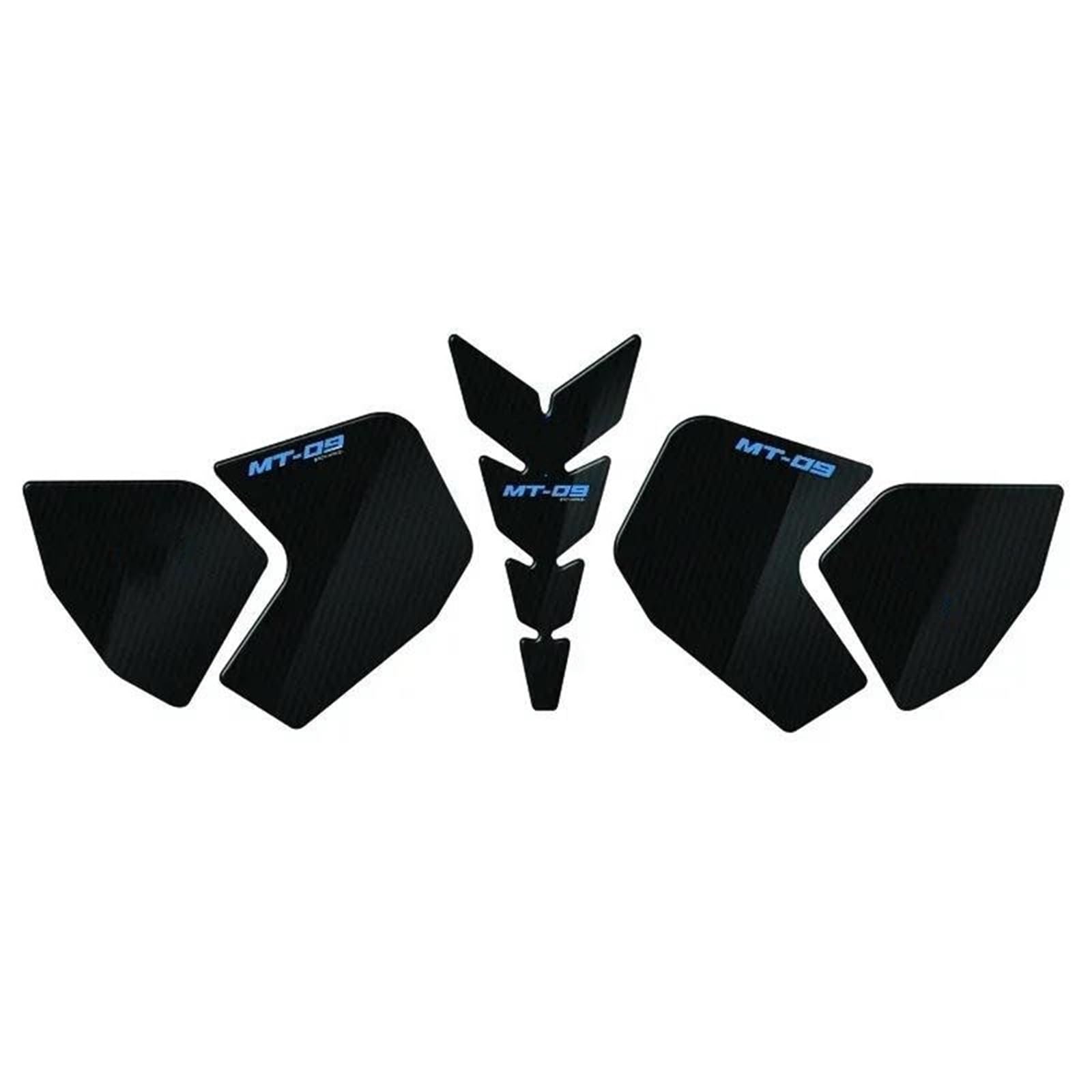 Ysdsls Color3 Motorcycle Tank Traction Pad Side Gas Grip Protective Sticker Protector For Yamaha Fz09 Fz 09 Mt Mt09 2013-2020(Color3)