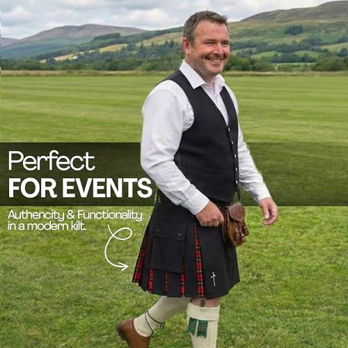 Image of UFS Kilts- Utility Kilt for Men Cotton & Tartan Size 30-66''