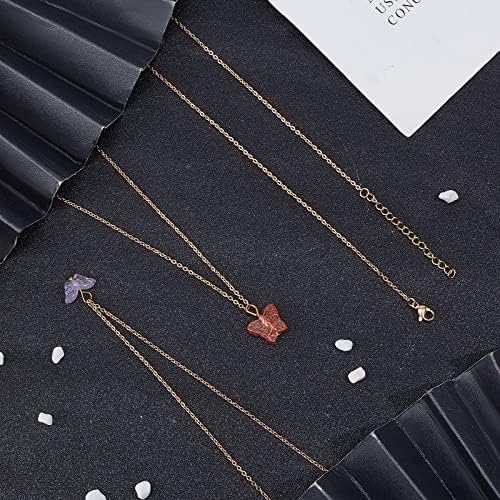 UNICRAFTALE 10pcs 40.5cm Cable Chain Necklaces with Lobster Claw Clasp Stainless Steel Cable Necklace Golden Chains for DIY Necklace Jewelry Making, 1.6mm Wide