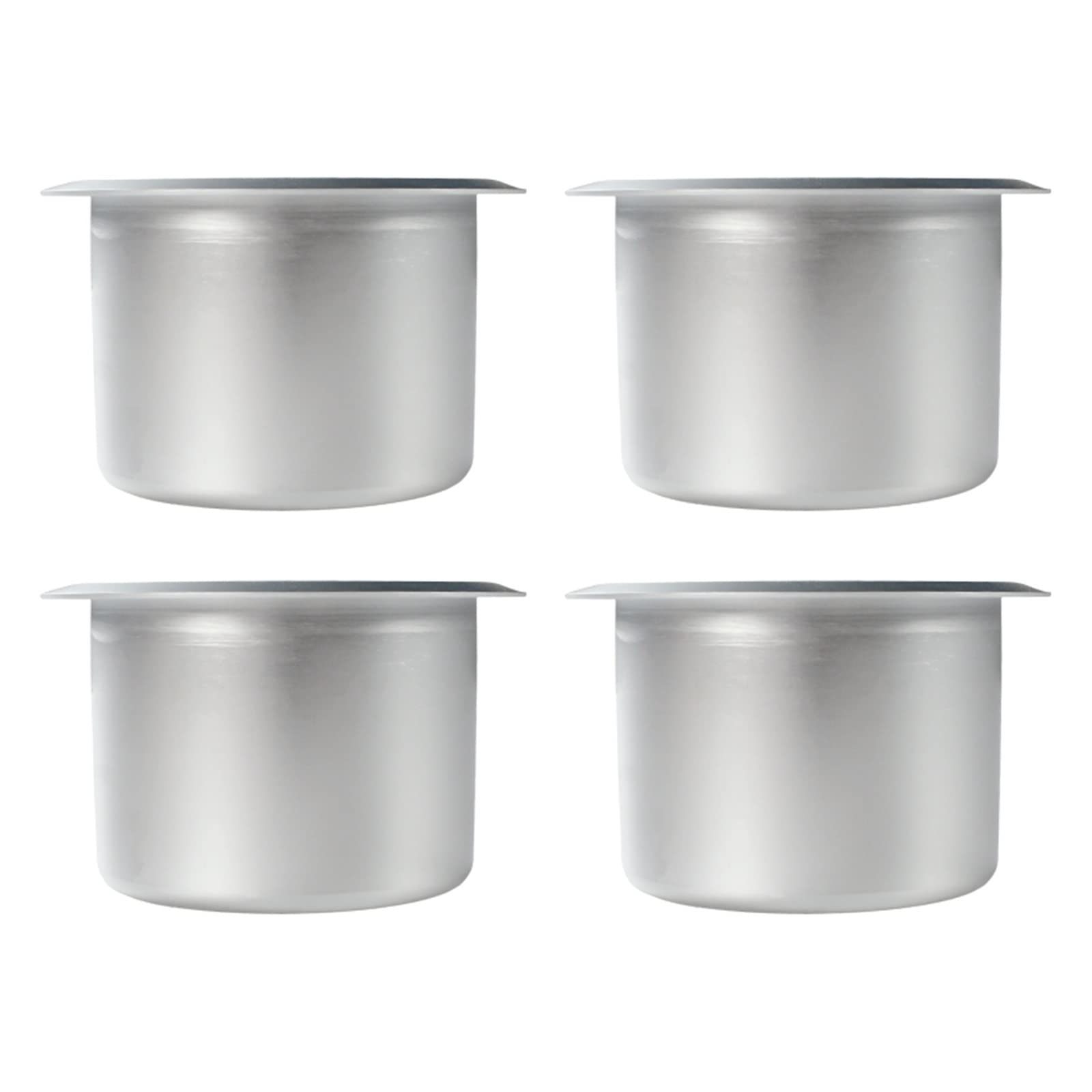 4 szt. Uchwyt na kubek ze stopu aluminium do akcesoriów do przyczep kempingowych Camper RV(Mute white)