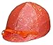 Equestrian Riding Helmet Cover - Holographic Orange