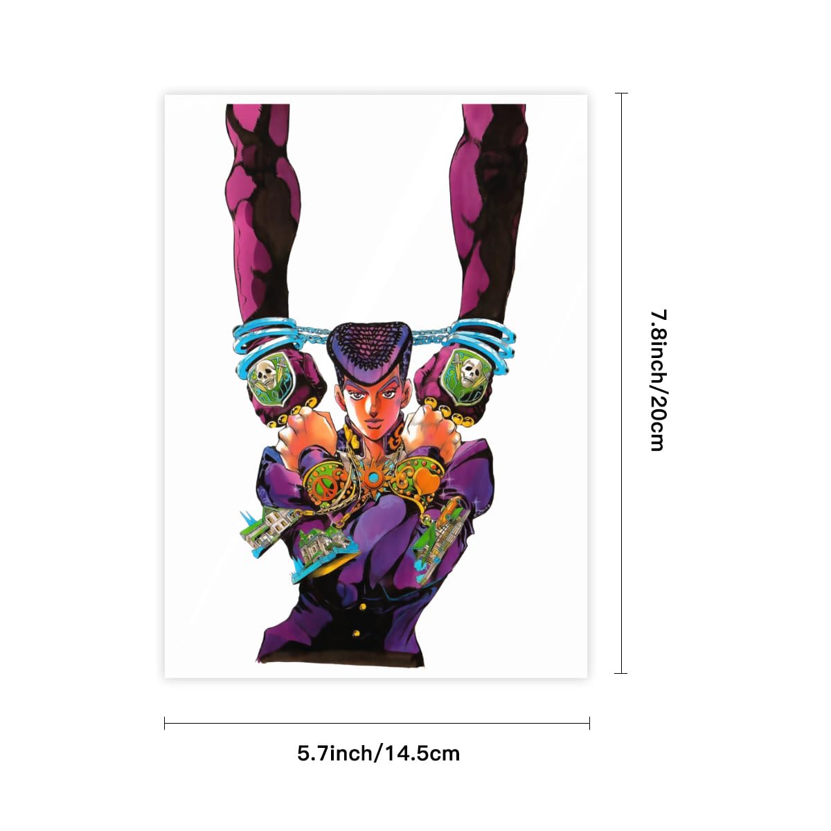 Amazon.co.jp: ステッカー ジョジョの奇妙な冒険 東方仗助 人気