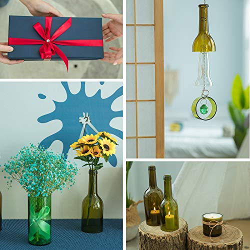 godora glass bottle cutter upgraded glass cutter for bottles amp glass cutter bundle - diy machine for cutting wine beer or soda round bottles amp mason jars perfect score bottle cutter