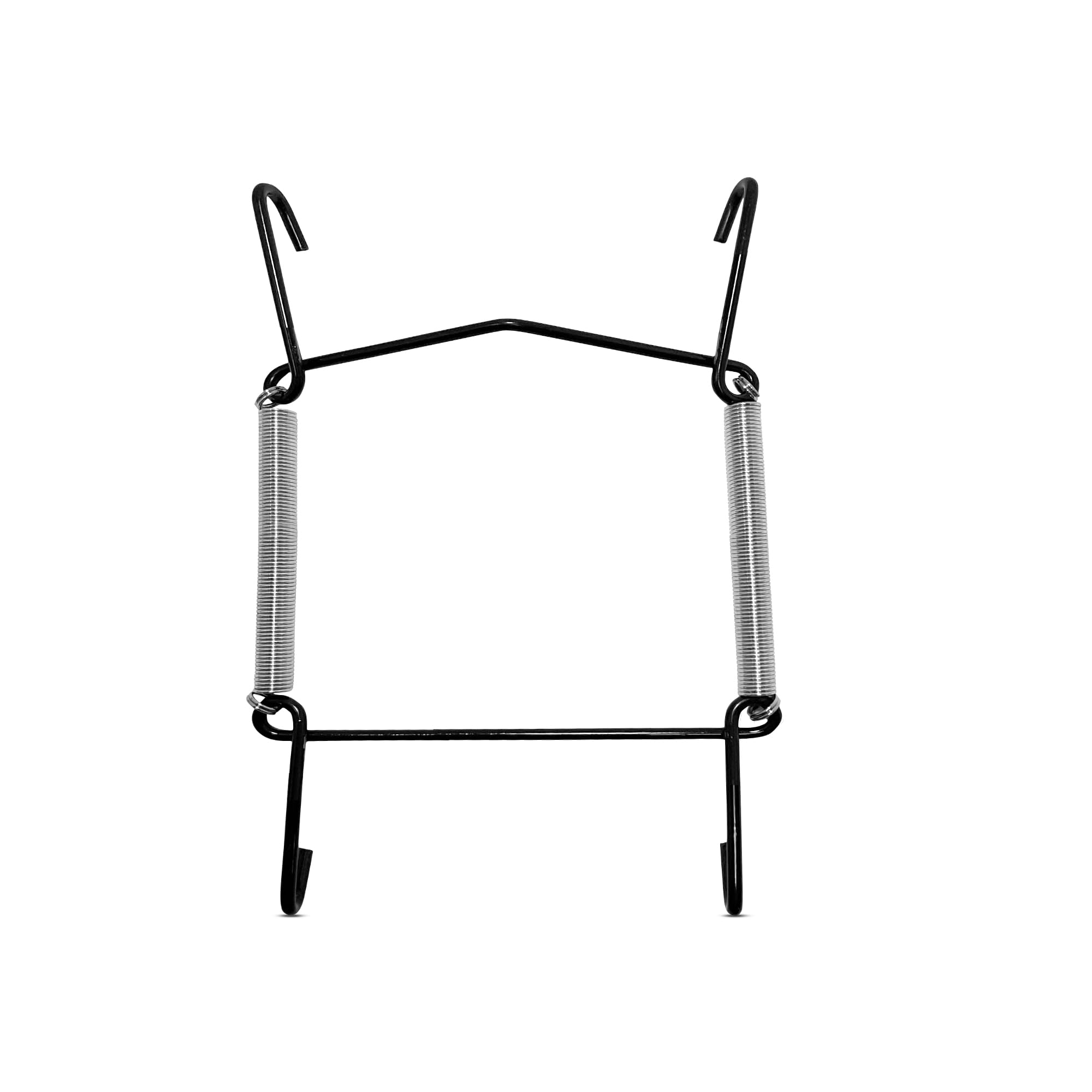 Invisible Plate Hangers for Wall | Decorative Dish Display Holders Hanging Wires Spring Hook Holder Fit to Hang on Wall (Black Plate Hanger, 9 -13 cm)