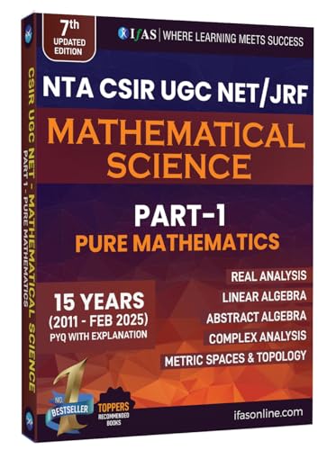 CSIR NET Mathematics PYQ Book - CSIR NET Mathematical Science Pre...