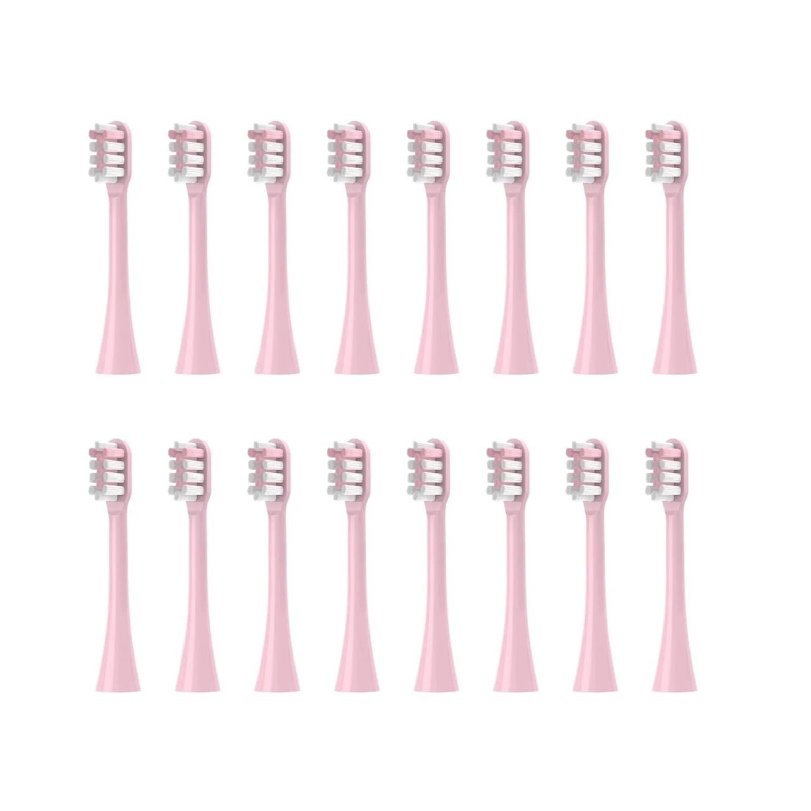 Cabezales para adultos, compatible con HUAWEI | Cabezales de plástico para recambio diario de adultos, disponibles de 4 a 16 piezas(16pcs PINK)