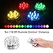 StillCool Submersible LED Lights, Waterproof Multi Color Underwater Lights with Remote Battery Operated LED Decorative Lights for Lighting Up Vase,Fish Tank,Wedding,Halloween,Christmas (8Pack)