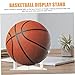 Toddmomy Acrylic 2 Pack Exercise Ball Display Stand Basketball Football Rack Volleyball Storage Modern Home Decor