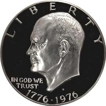 1976 S Type 2 Gem Proof Bicentennial Eisenhower Dollar US Coin Ike