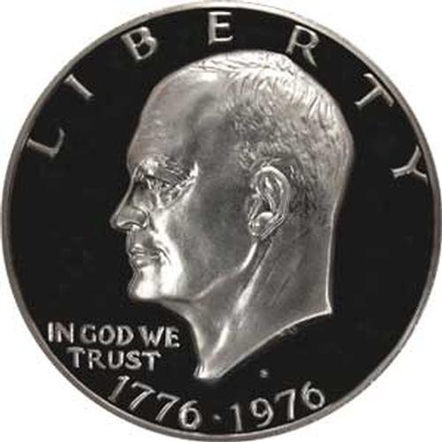 1976 S Type 2 Gem Proof Bicentennial Eisenhower Dollar US Coin Ike