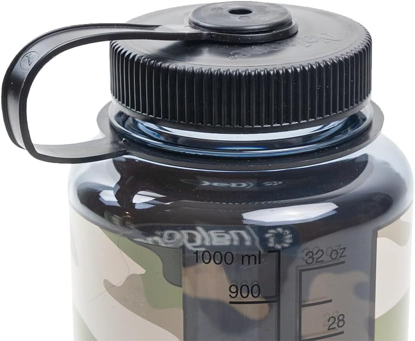 Nalgene 348822 Wide Mouth 32oz Clear - Camo Gray/Black - Image 3