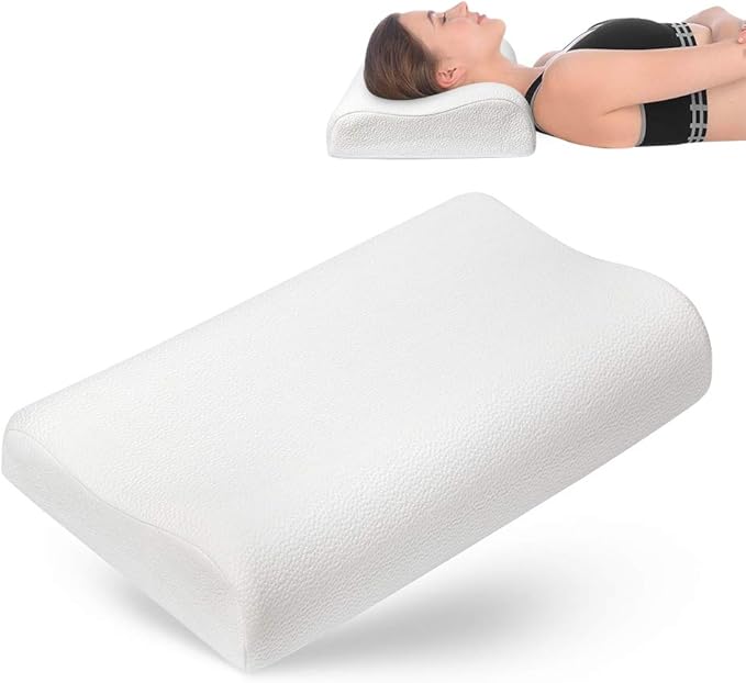 vecelo memory foam contour pillow