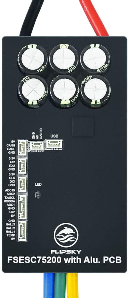 FLIPSKY 75200 FOC 84V High Current Single ESC with Aluminum PCB for Electric Skateboard/Scooter/Ebike Speed Controller