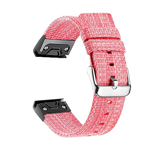 Bracelet montre nylon 26mm pour Garmin Fenix 6X Pro, l'allié de vos randonnées