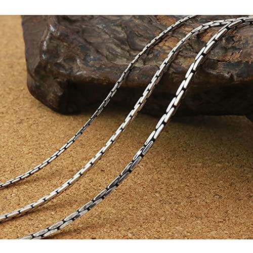 Collier Chaîne en Argent 925 Homme le cadeau idéal punk - 5