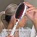 Denman Boar Bristle Hair Brush – Smoothing & Shine Enhancing for Slick Back Styles, Curl Defining & Detangling. D81M Floral Fantasy Hairbrush with Natural Bristles for all Hair Types for Women & Men