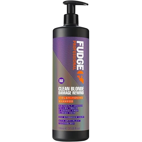 Shampoo by Fudge Clean Blonde Damage Rewind Violet-Toning Shampoo 1000ml