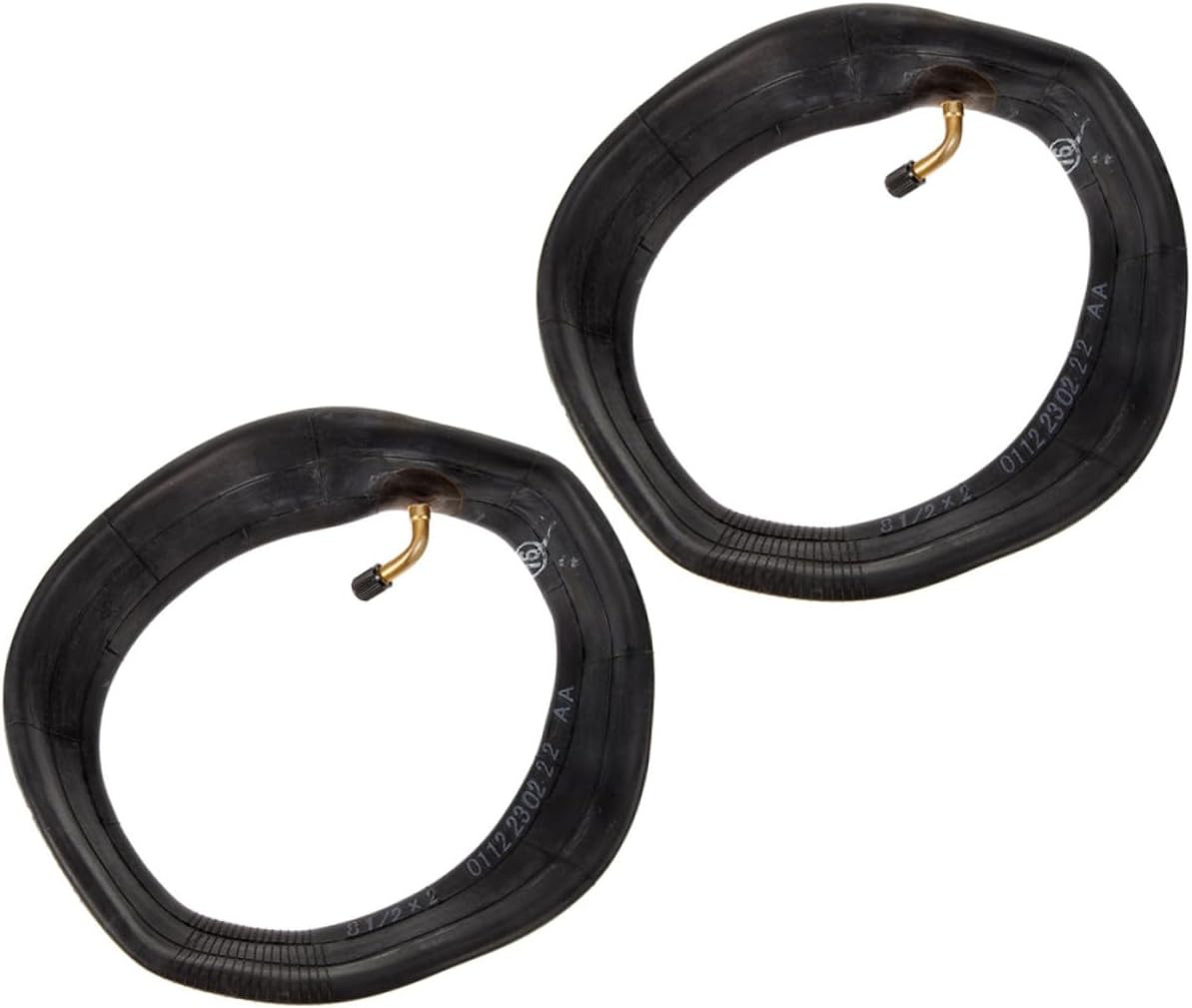 POPETPOP 8pcs Electric Scooter Inner Tube Inflatable Tire Tube Angled Valve Wear-Resistant and Shockproof Convenient Replacement for Road and Mountain Scooters