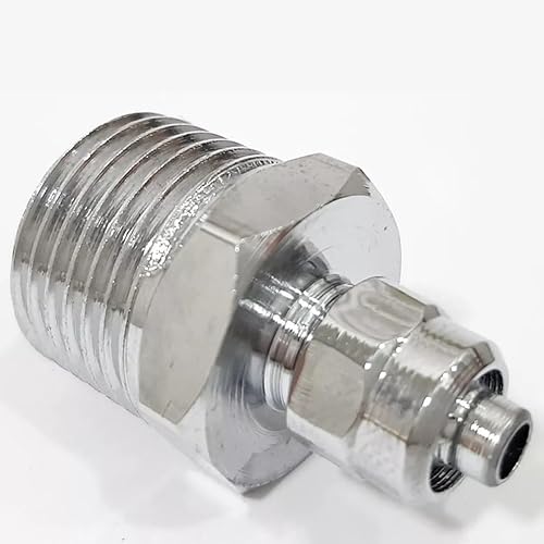 Conexão em Metal Cromado Rosca Macho ½” Saída Engate ¼” Ideal para Instalação de Filtros de Água