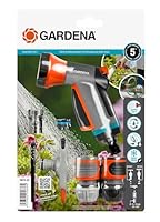 Gardena Indoor Grundausstattung: Starter Set bestehend aus Hahnverbinder Indoor, Schlauchverbinder, Wasserstop und Balkonbrause, für kleine Gärten; Terrassen und Balkone (18274-20)