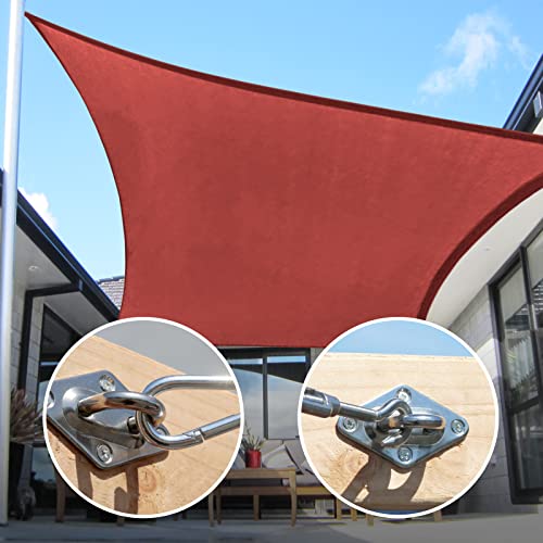 Kanagawa Shade Sail Hardware Kit 6 Inch For Triangle Rectangle Sun Shade Sail Installation,304 Anti-Rust Stainless Steel For Garden Outdoors, 80 Pcs #TOP3