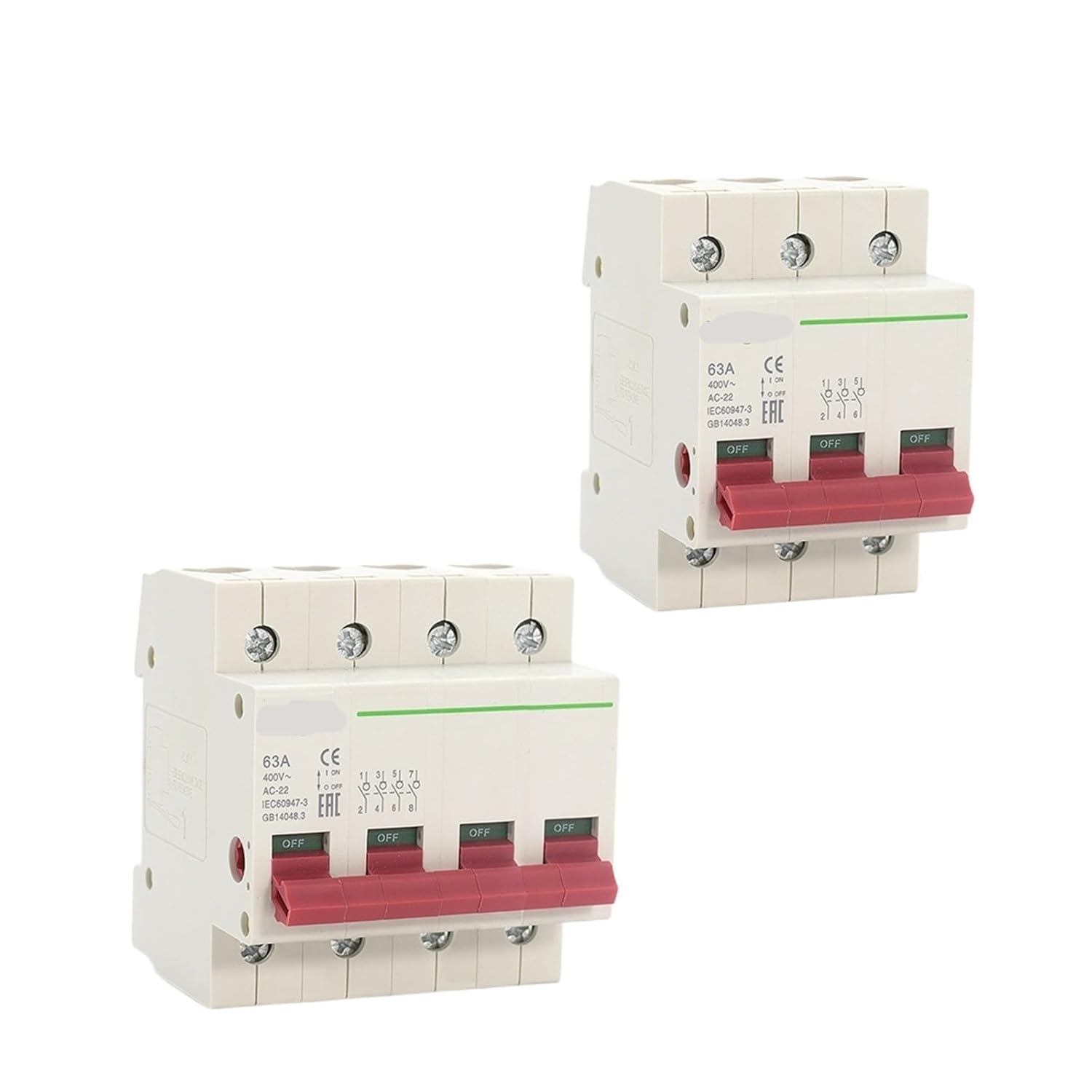 1PCS 230V 400V AC 2P Main Switch Function Isolation Switch Isolation Circuit Breaker TOD10-100(3P,100A)
