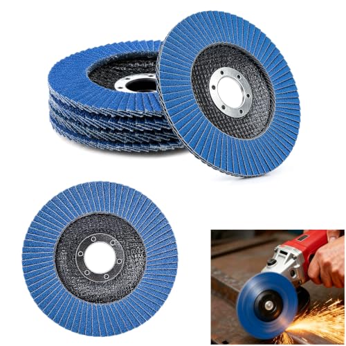 Image of 4 Pack Zirconia Grinding Disc, 4.5 inches Flap Discs, 40/60/80/120 Grit