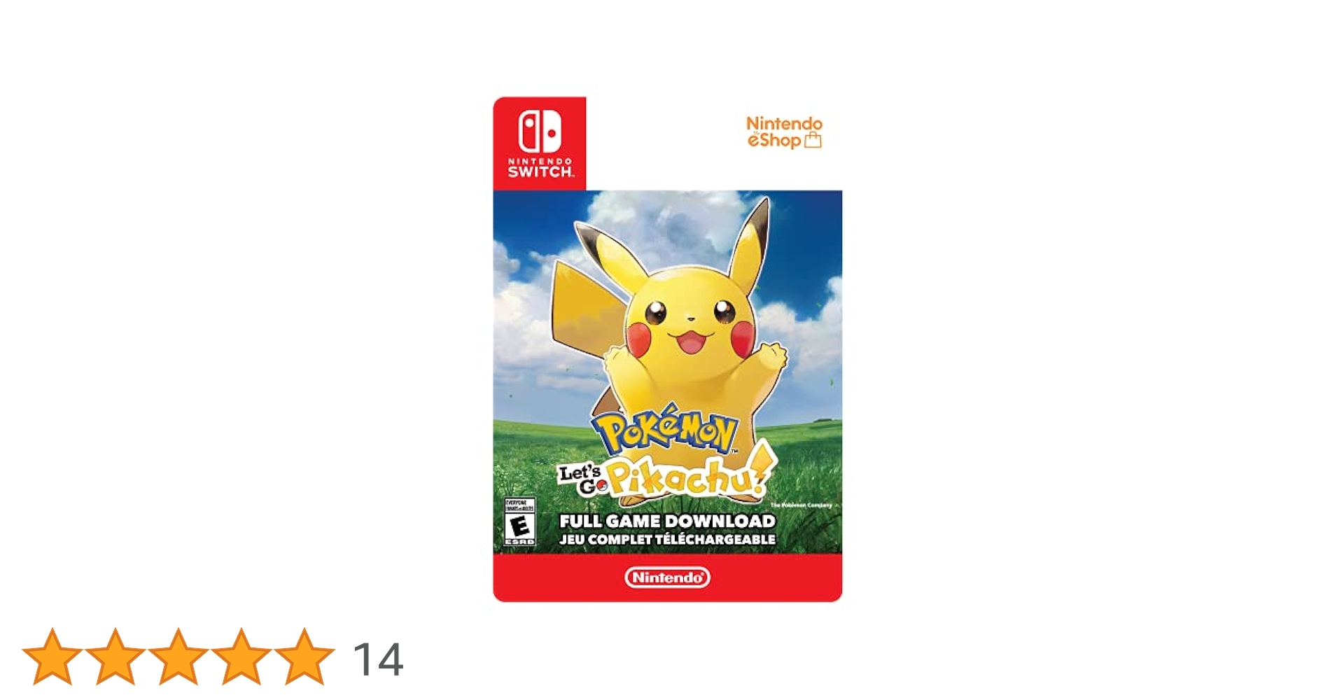 Pokémon: Let's Go, Pikachu! Standard - Switch [Digital Code