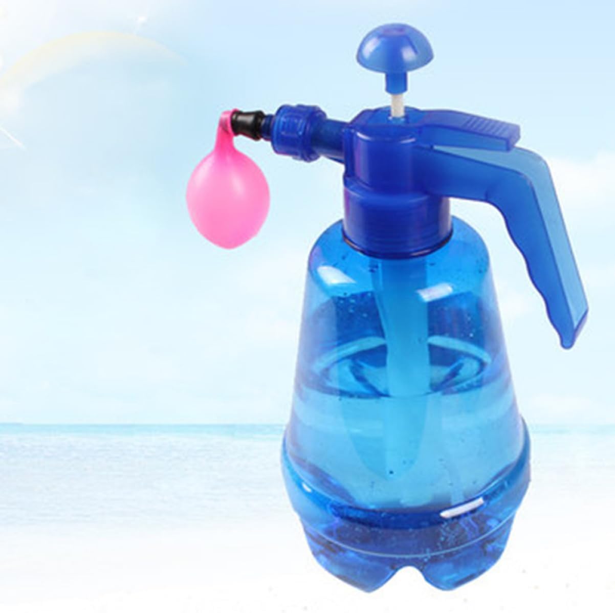 ERINGOGO 500pcs Portable Water Balloon Pump with Assorted Balloons for Boy Girl for Outdoor Parties and Pool Fun Quick-fill Tool for Summer Activities