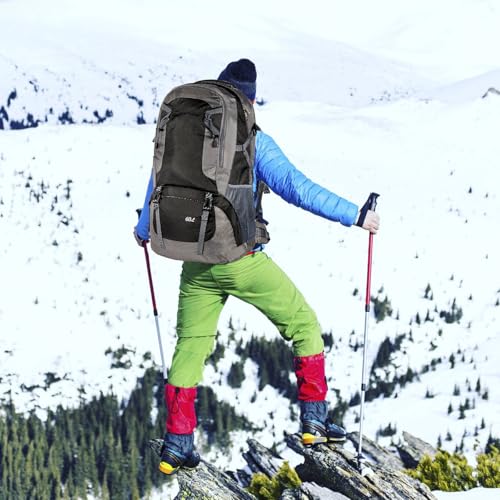 Yesland Lightweight 60L Hiking Backpack for Men & Women - Black