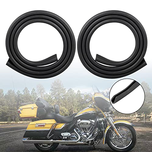 Image of 2X 31.9 inch Black Batwing Inner Fairing Trim Seal Extrusion Fits for Harley Touring Electra Glide FLHT, FLHTC, and FLHTCU Street Glide FLHX 1996-2023