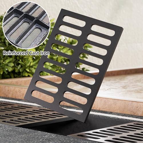 Grille d'évacuation robuste avec capacité de charge 2000 kg