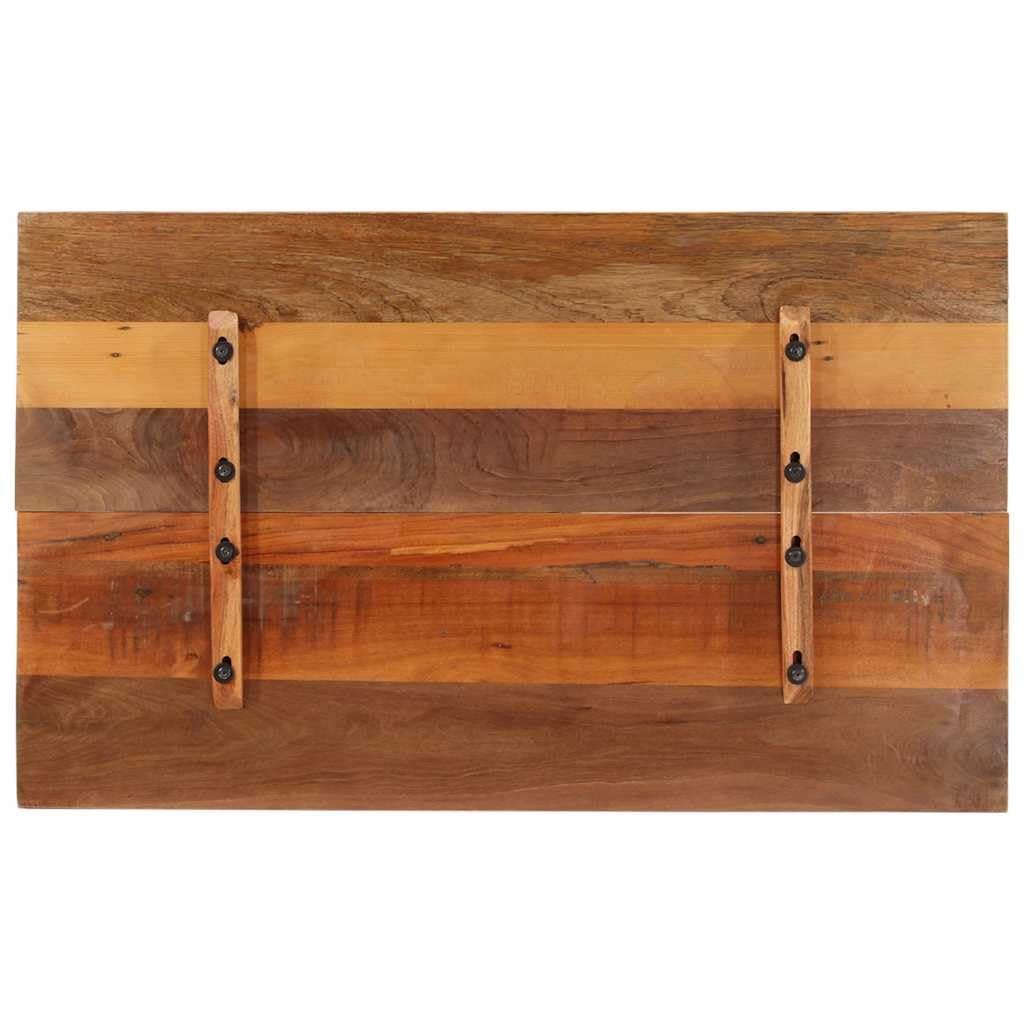 vidaXL Tischplatte Massivholzplatte Holzplatte Ersatztischplatte Holz Platte für Couchtisch Rechteckig 60x100cm 15-16mm Recyceltes Massivholz