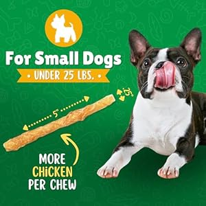 Fortunate Premium Treats Rooster Wrapped Canine Treats – USA Made Uncooked Cover Sticks for Small & Toy Measurement Canines – Lengthy Lasting, Preservative Free Canine Treats - Rooster Wrapped Rawhide Sticks for Canines – 120 Chews Fortunate Premium Treats Rooster Wrapped Canine Treats – USA Made Uncooked Cover Sticks for Small & Toy Measurement Canines – Lengthy Lasting, Preservative Free Canine Treats – Rooster Wrapped Rawhide Sticks for Canines – 120 Chews