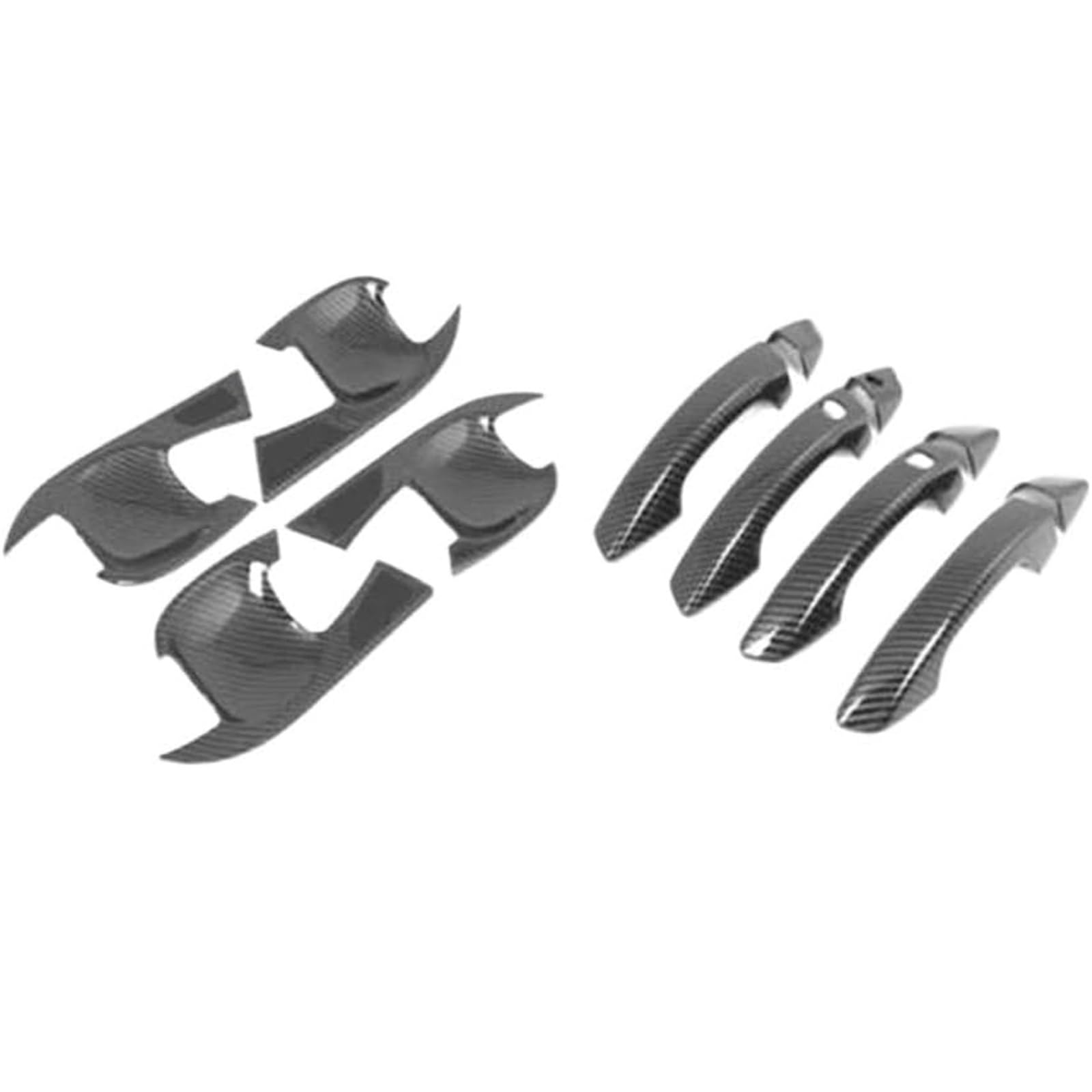 Glymzoi 2 Car Exterior Door Handles Car Left Exterior Door Handle Style Accessories Sticker For Byd 02 + Bowl