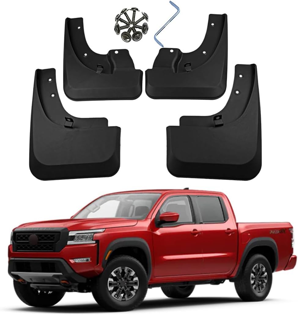 Plkashuc Normal Mud Flaps Car Mudguards For Nissan Navarre Frontier 2023+.
