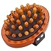 Wooden Body Massage Brush Handheld Air Cushion Massager for All Ages Wood Massage Tool