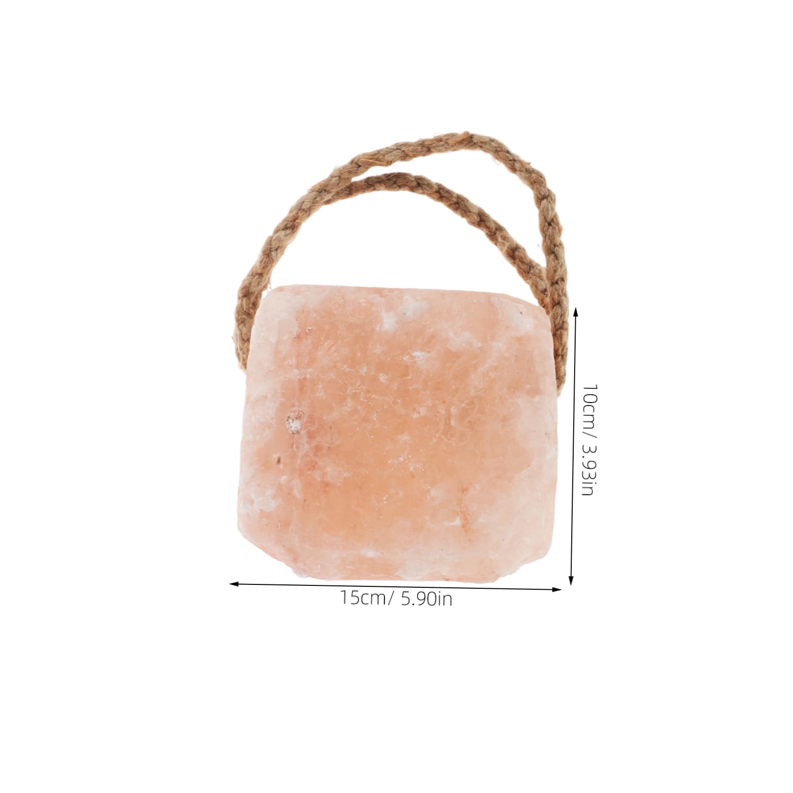 ORFOFE 2kg Naturalny Blok Solny Dla Zwierząt z Linką Zdrowa Sól Do Lizania Dla Owiec i Bydła Wspomaga Trawienie Wzmacnia Wydajność Bogaty Minerały