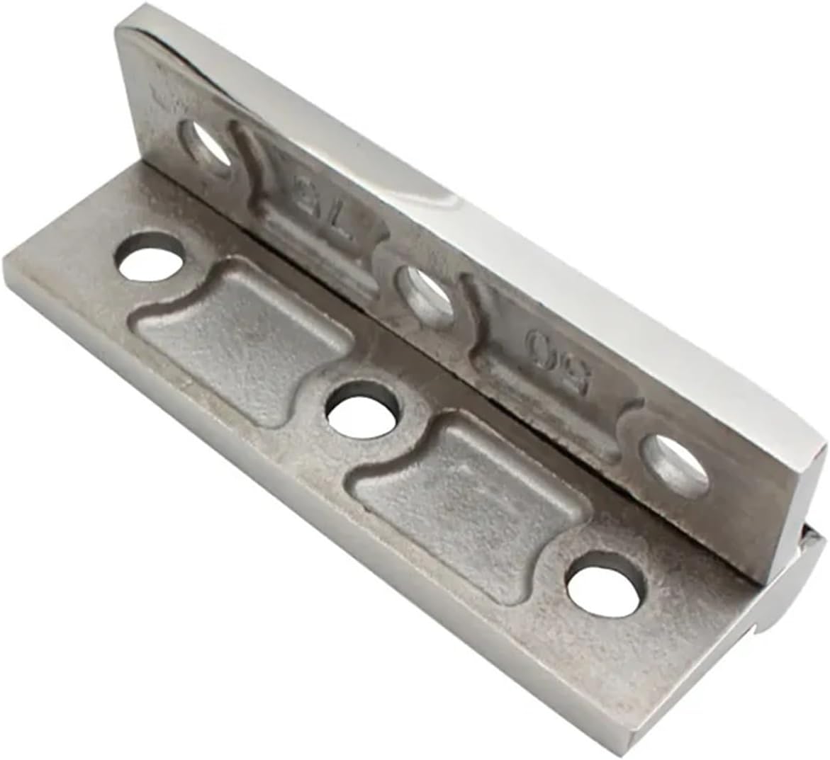 1pcs Rectangular 75 * 50 * 5mm Heavy Cabinet Hinges 6 Hole Door Casting Hinge for Boat 316/304 Stainless Steel Deck Hinge(316 Stainless Steel)
