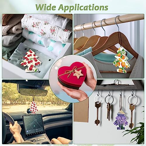 12 Pcs Tree Shape Car Air Fresheners Natural Automotive Hanging Air Fresheners Fruits Scented Car Fresheners For Women Men Gift Car Mirror Decor Auto Interior Accessories Fragrance Odor Eliminator #TOP5