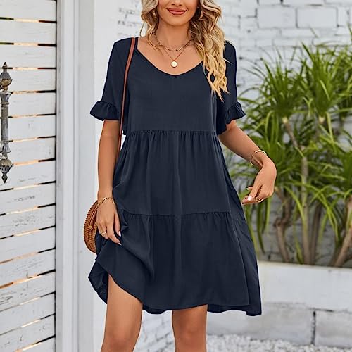 Robe d'été trapèze décontractée chic pour vos terrasses ensoleillées - 2