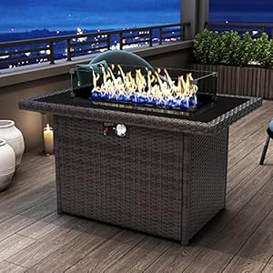 44 Inch Propane Gas Fire Pits Table...
