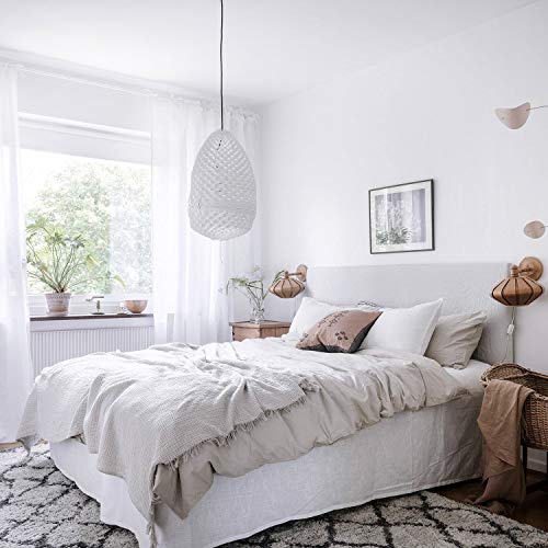 Image of Mecpar 15.7In x 16.4Ft Matte Wallpaper White Contact Paper White Peel and Stick Wall Paper Thicken Waterproof Wallpaper for Kitchen Countertop Cabinet Wardrobe