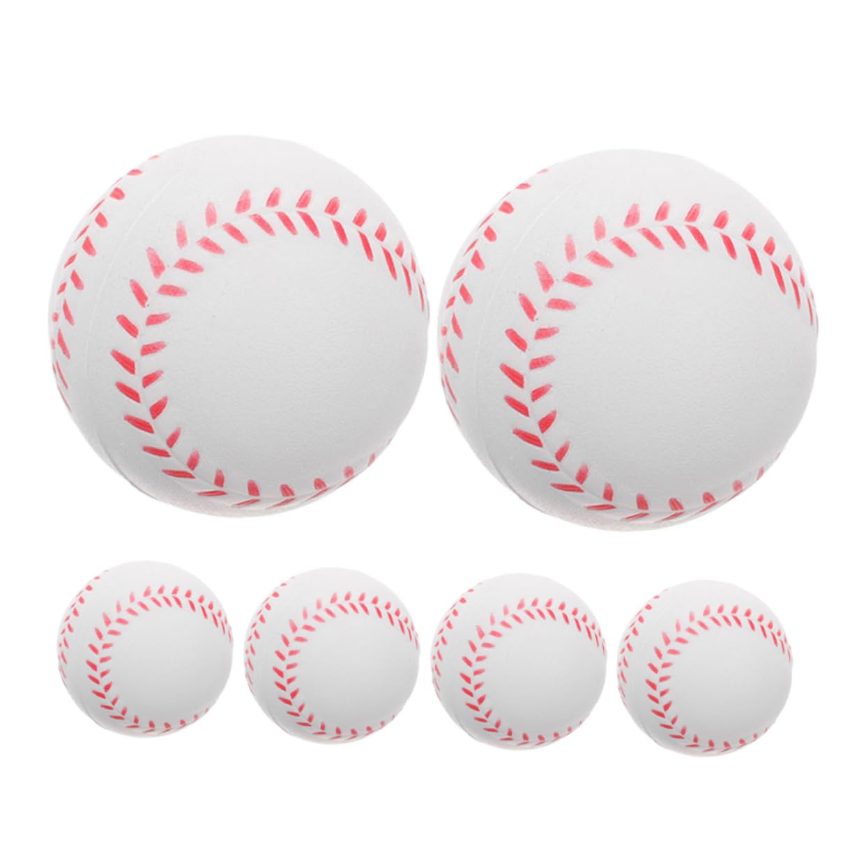 Gogogmee Kid-Friendly Soft Foam Baseballs Training Balls Set for Play Safe Catching Practice for Beginners