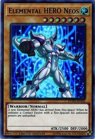 Yu-Gi-Oh! - Elemental Hero Neos - DUPO-EN102 - Ultra Rare - Limited Edition - Duel Power