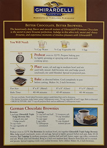 Amazon.com: Ghirardelli Triple Fudge Brownie Mix : Grocery ...
